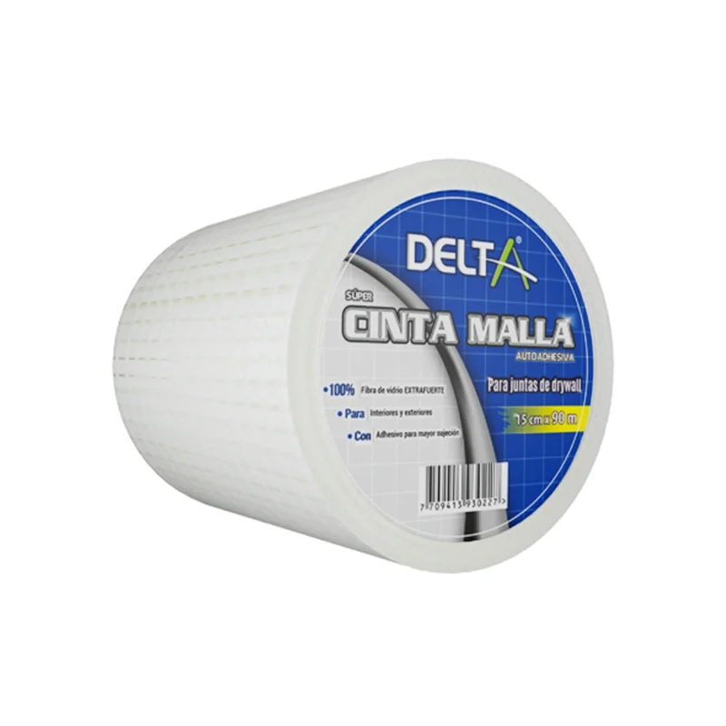 Cinta de Malla para Drywall Delta 15cm x  90mts